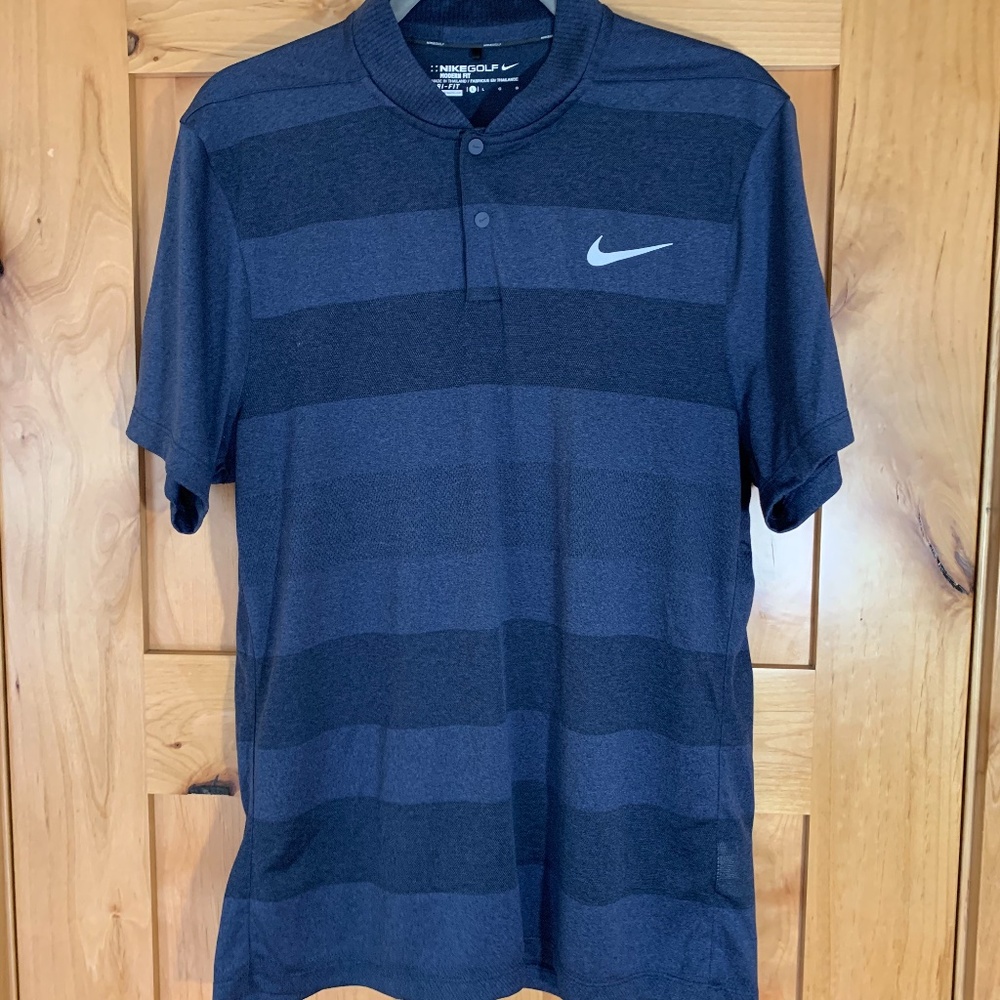 Nike Golf Tiger Woods Modern Fit Dri-Fit Polo- L